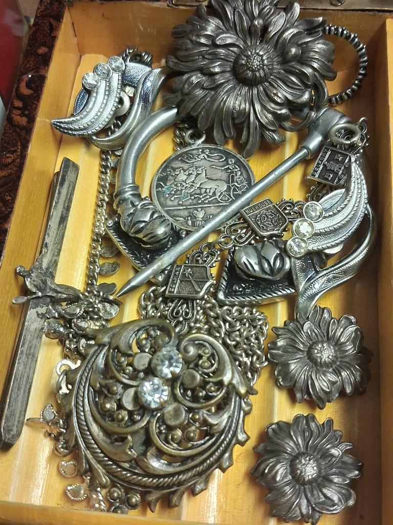 Lot oude sieraden, Sieraden, Tassen en Uiterlijk, Antieke sieraden, Verzenden, Overige materialen, Overige typen
