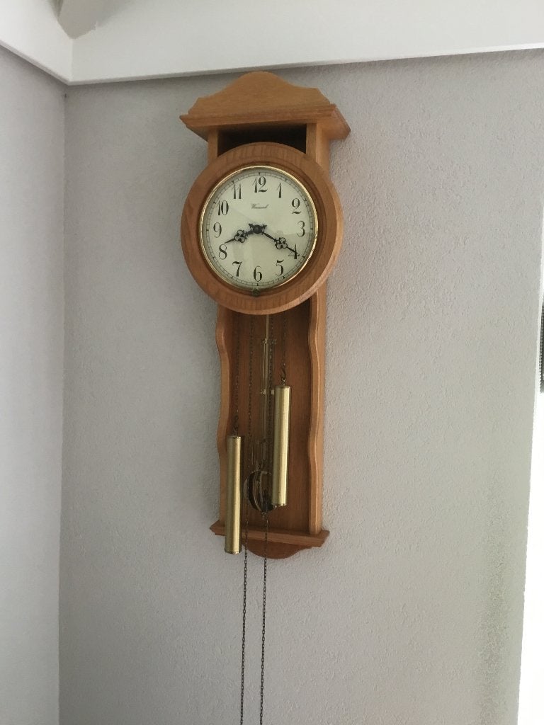 Wandklok Warmink, Ophalen, Analoog, Met gewichten, Overige merken