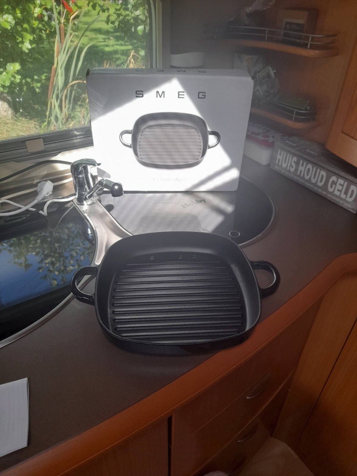 Gloednieuwe Smeg grillpan - Perfect voor de keuken!, Ophalen of Verzenden, Nieuw