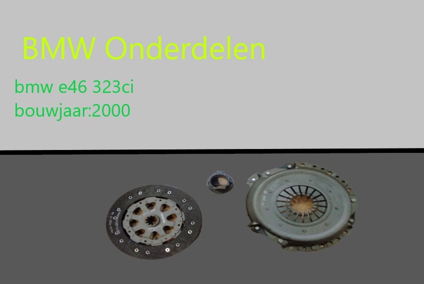 BMW E46 323Ci koppeling drukgroep en plaat, Ophalen of Verzenden, Gebruikt, BMW