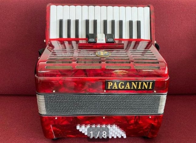 Paganini piano accordeon nieuw, Muziek en Instrumenten, Accordeons, Ophalen, Nieuw, 120-bas, Overige merken