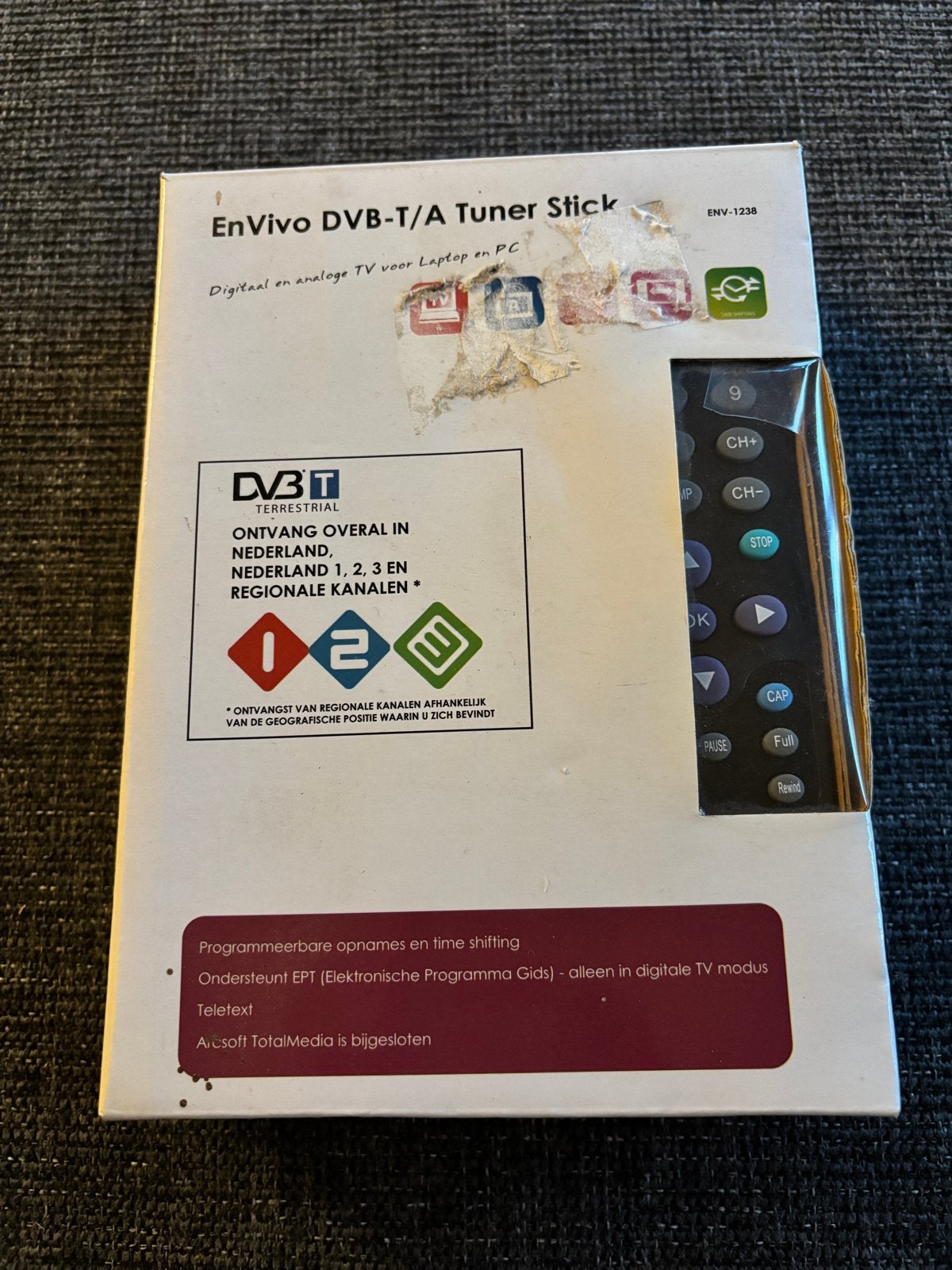 EnVivo DVB-T/A Tuner Stick - Digitale en analoge TV, Ophalen of Verzenden, Zo goed als nieuw, Decoder