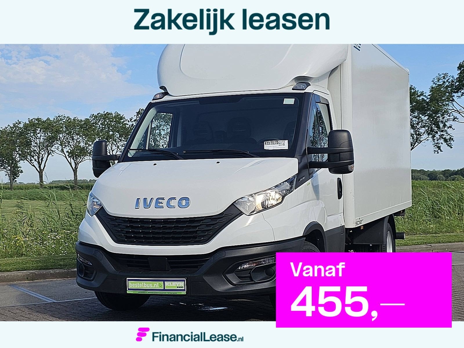 IVECO DAILY 35C16 bakwagen laadklep!, Gebruikt, Euro 6, 156 pk, Iveco