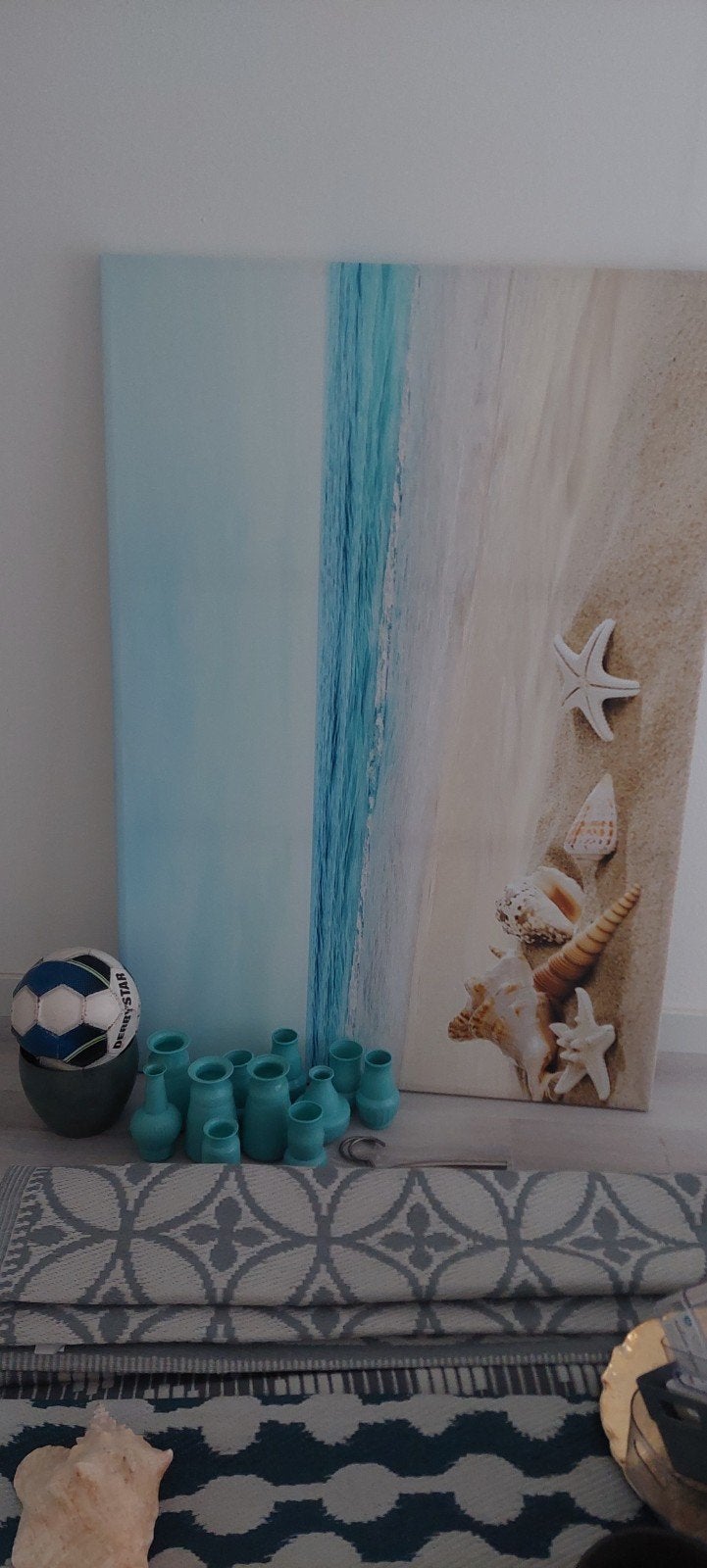 Gratis grote strandfoto met azuurblauwe potjes, Ophalen, Gebruikt, Blauw, Mediterraans
