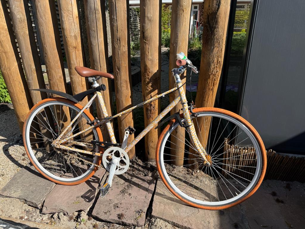 Popal Fixed Gear Urban Fixie Damesfiets - 50 cm. Strandfiets, Gebruikt, Velgrem, Versnellingen, 50 tot 53 cm
