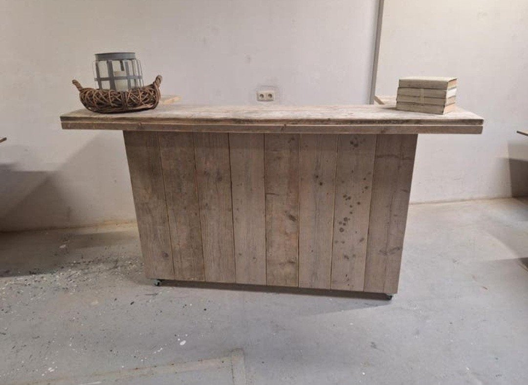 Steigerhout Douglas balie toonbank bar koffie bar, Ophalen of Verzenden