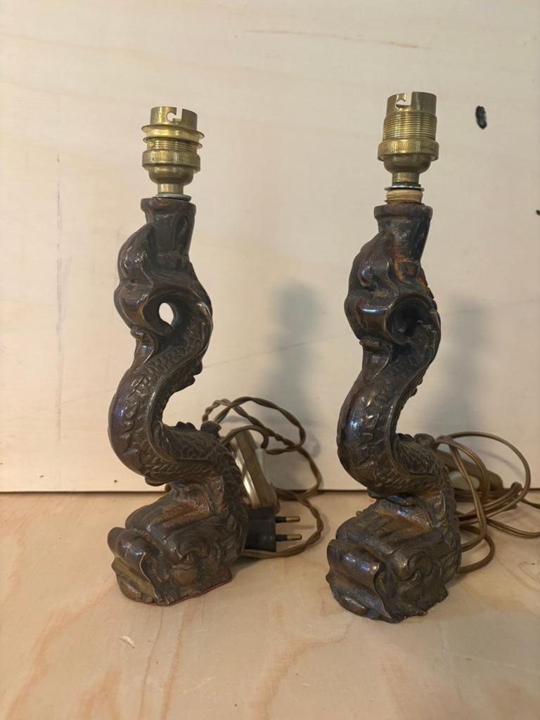 Exclusieve Japanse massief bronzen lampen, gedetailleerd, Ophalen of Verzenden
