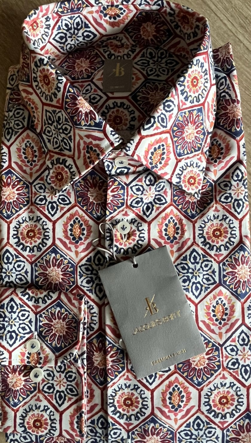 Jacques Britt slimfit overhemd, maat 39, nieuw, wvp €129,00, Overige kleuren, Jacques Britt, Nieuw, Nvt