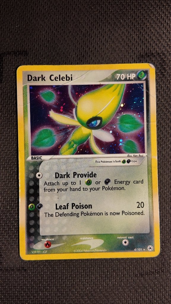 Dark Celebi 4 Hidden Legends | Pokemon kaart, Ophalen, Zo goed als nieuw, Losse kaart, Foil