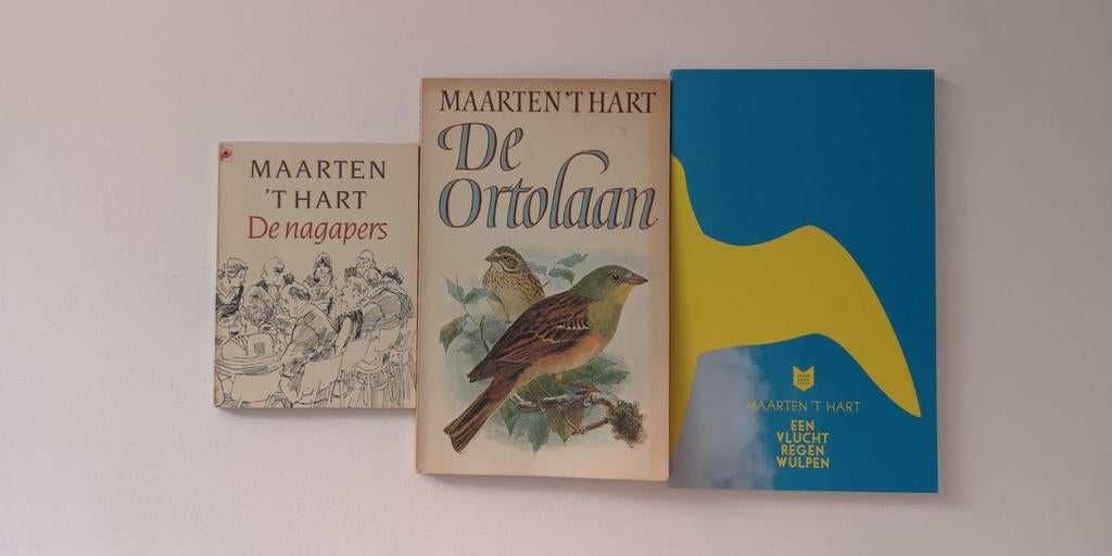Maarten 't Hart boeken: De Ortolaan, De nagapers, Een vlucht, Ophalen