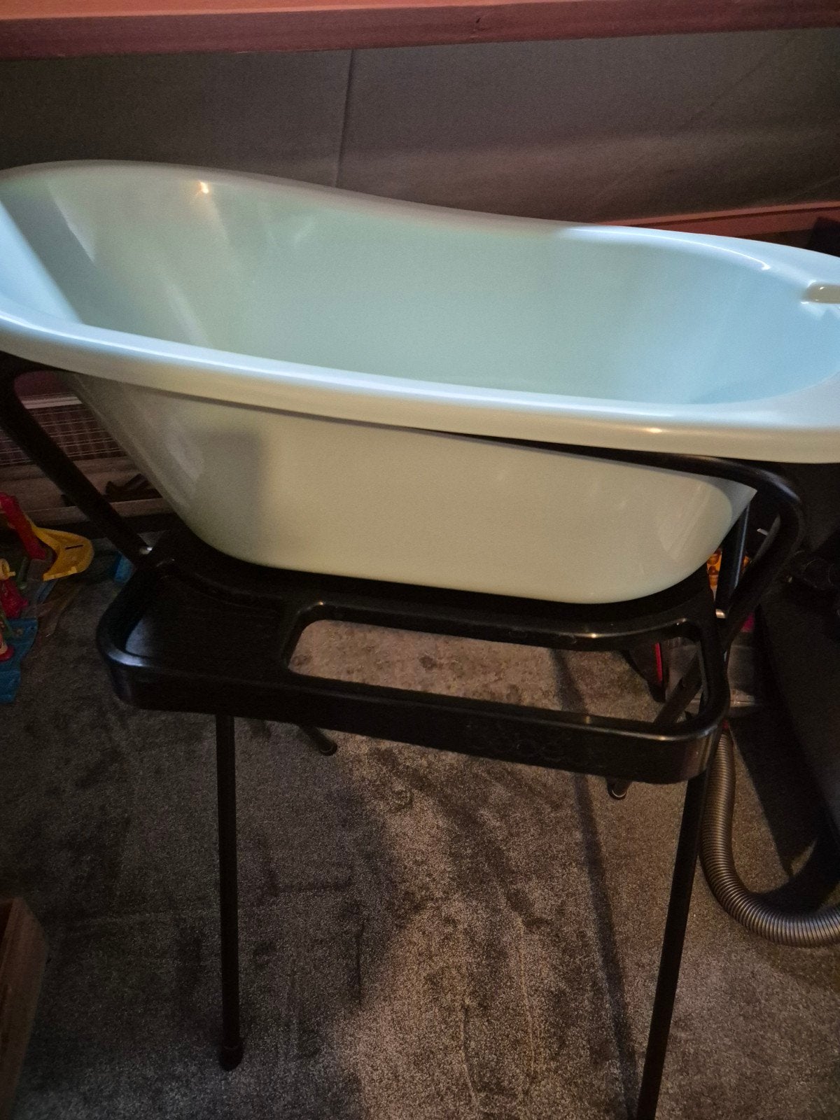 Bébé-jou standaard met mint groen badje, Ophalen, Gebruikt, Badje, Bébé-jou