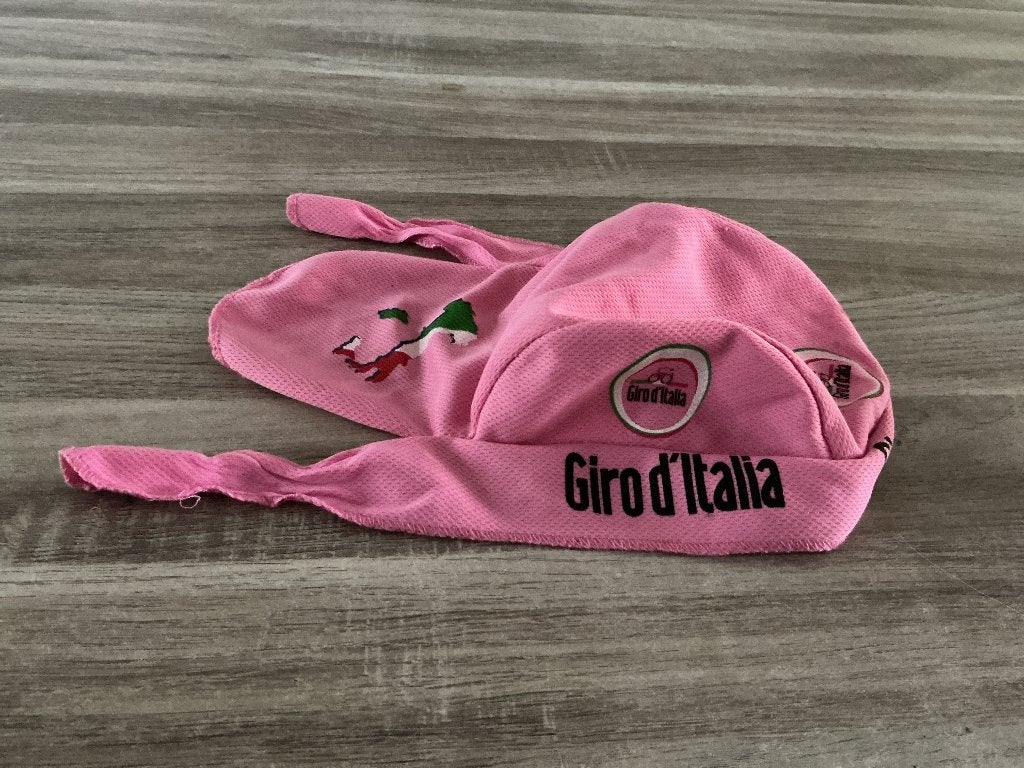Giro d’Italia pet / bandana, Sport en Fitness, Wielrennen, Ophalen of Verzenden, Gebruikt, Overige typen