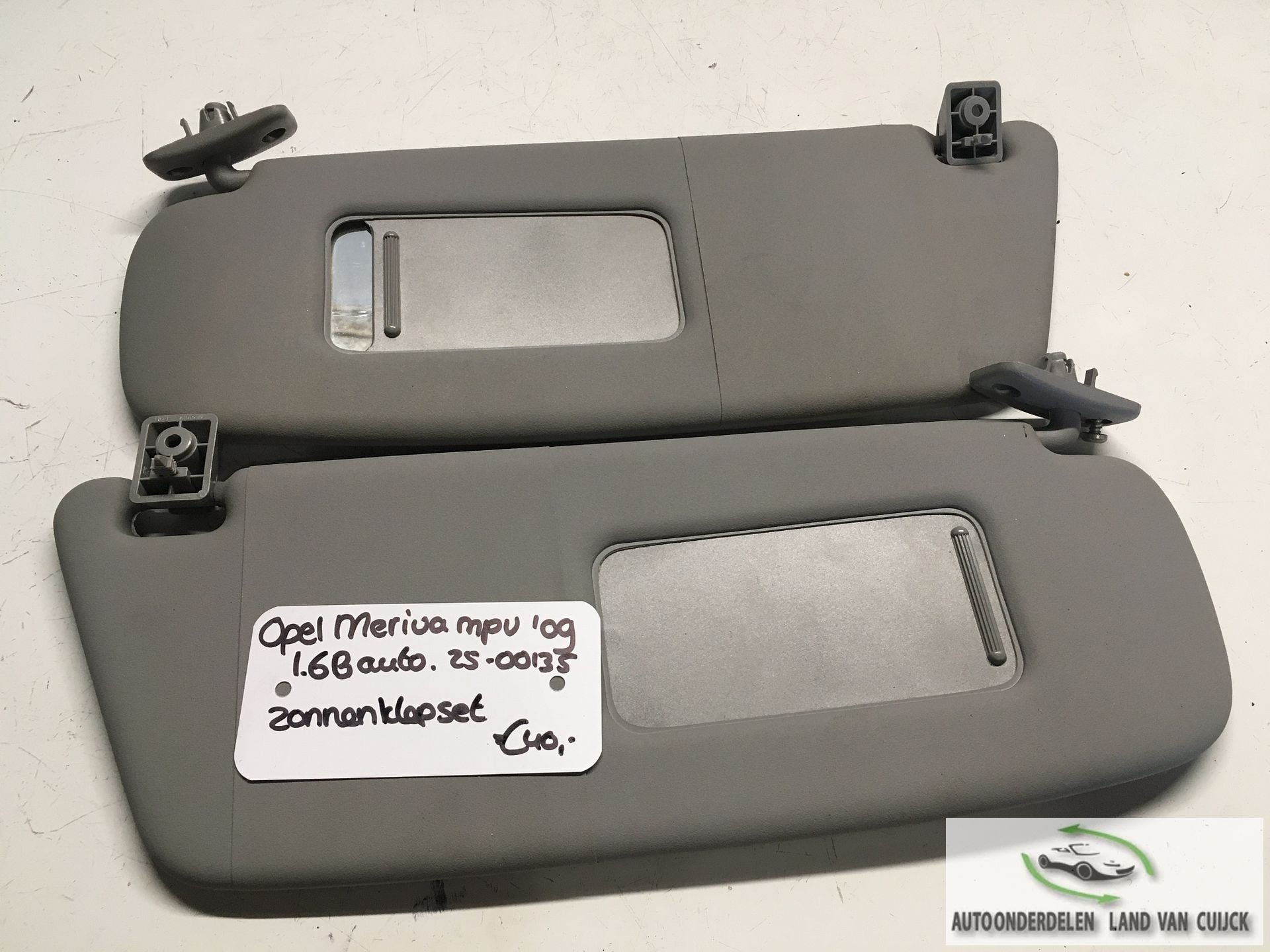 Opel Meriva 1.6 automaat 2009 2500135  Zonnekleppen set, Gebruikt, -, -, Ophalen of Verzenden