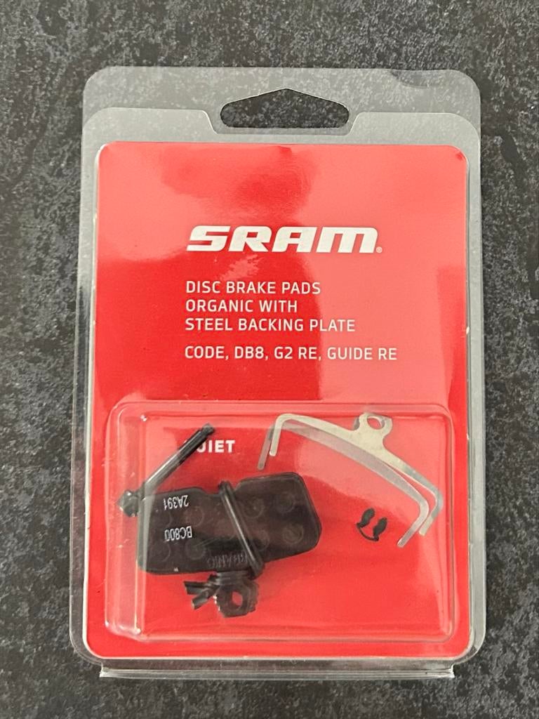 SRAM Remblokken Organisch (2 paar), Fietsen en Brommers, Remmen, Overige materialen, Nieuw, Ophalen of Verzenden