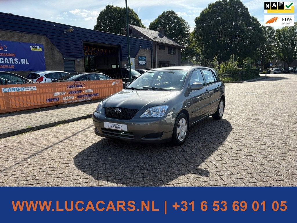 Toyota Corolla 1.6 VVT-i Terra Airco 2X SLEUTEL + BOEKJES!, Auto's, Toyota, Voorwielaandrijving, 450 kg, Gebruikt, 4 cilinders