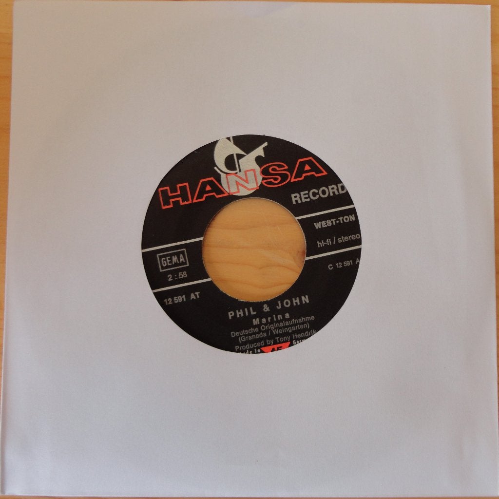 Phil & John > Marina, Ophalen of Verzenden, Gebruikt, 7 inch, Pop