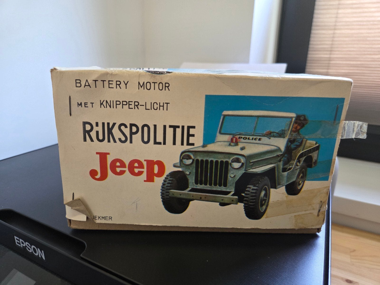 Vintage Rijkspolitie Jeep, Ophalen of Verzenden, Gebruikt