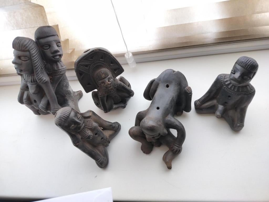 Set van Afrikaanse erotische beeldjes, Ophalen of Verzenden