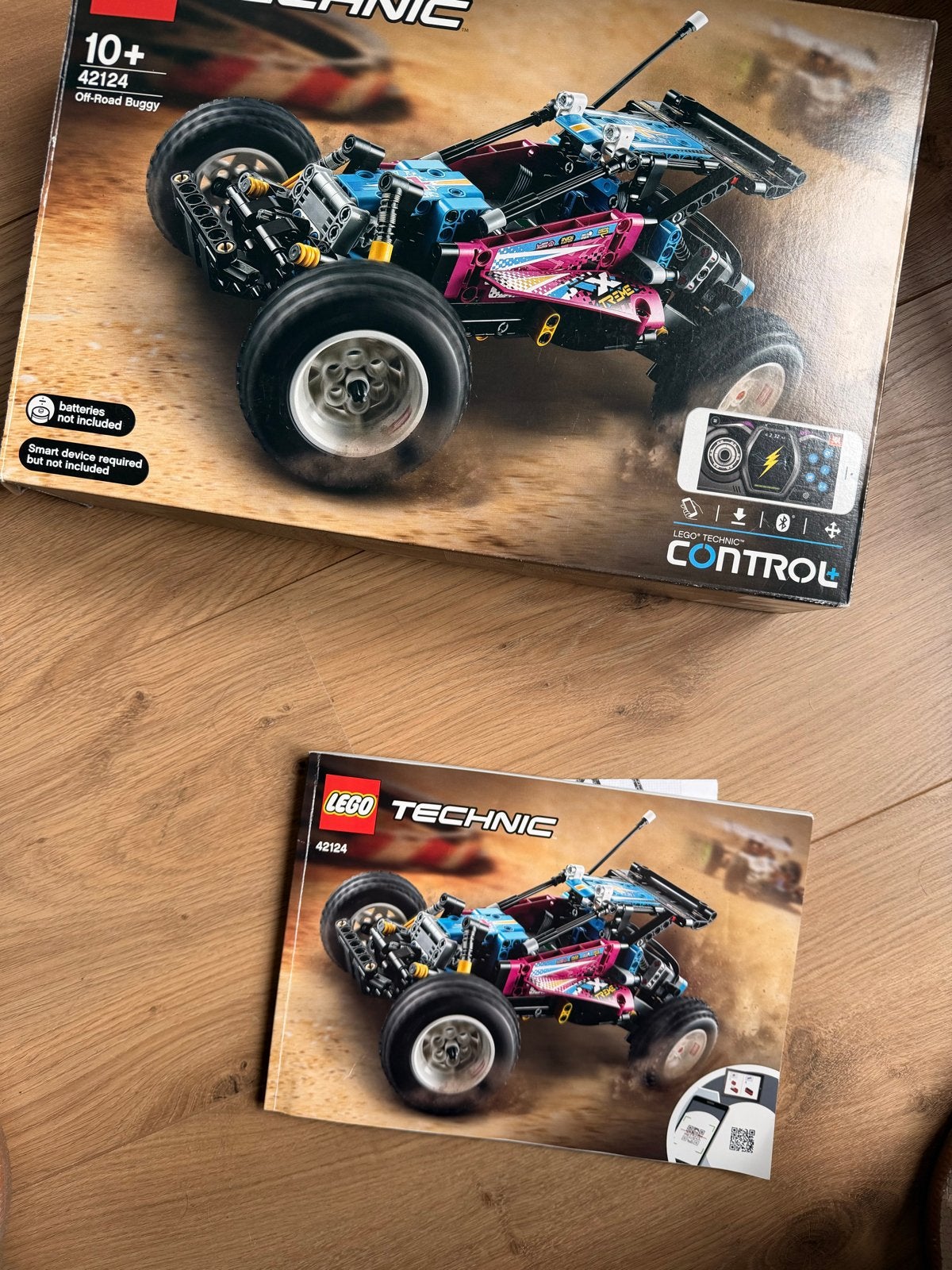 Lego Technic 42124 Off-Road Buggy met doos en handleiding, Ophalen of Verzenden, Gebruikt