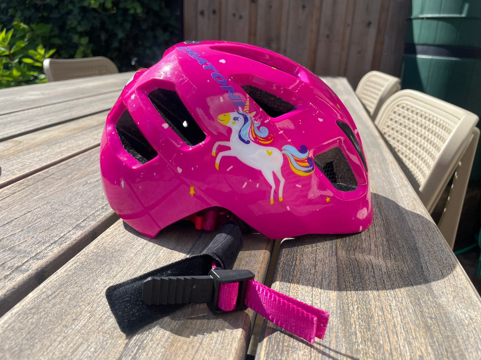 Cratoni roze fietshelm kind maat XS/S (46/51cm), Fietsen en Brommers, Fietsaccessoires | Fietshelmen, Ophalen, Zo goed als nieuw
