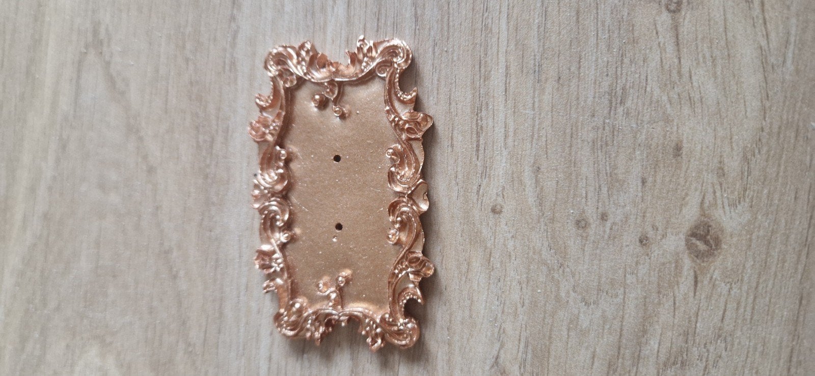Decoratieve Barok Stijl Plaatje Roségoud oorbellen, Ophalen of Verzenden