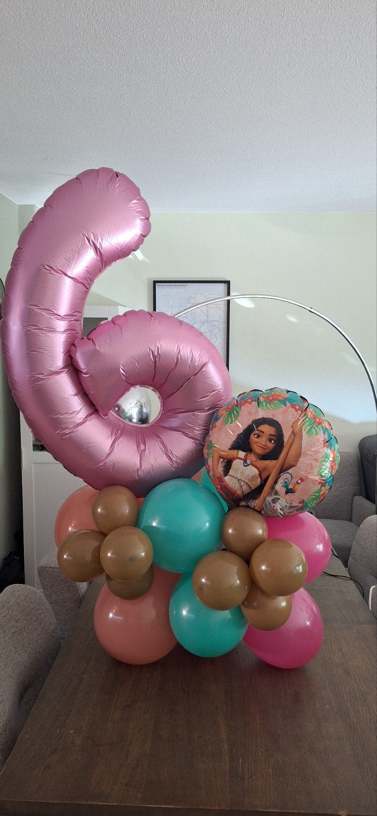 Super leuk deze moana verjaardags ballonnen set, Ophalen, Nieuw, Verjaardag