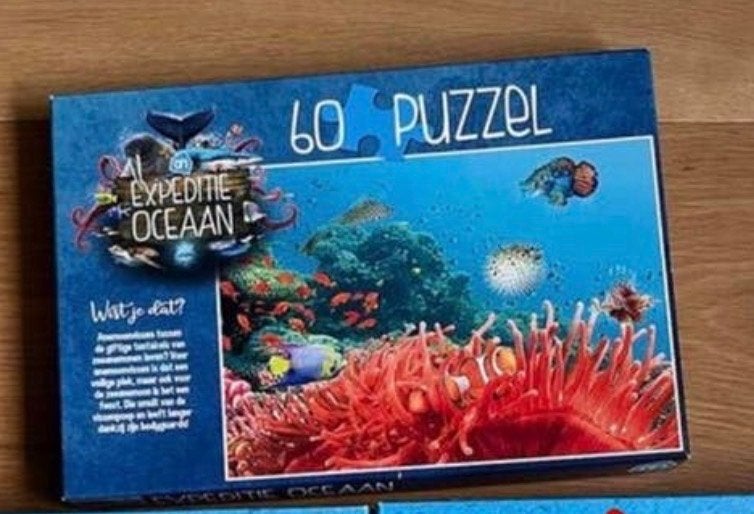 Expeditie Oceaan 60 stukjes kinderpuzzel, Ophalen, Minder dan 500 stukjes, Gebruikt, Legpuzzel