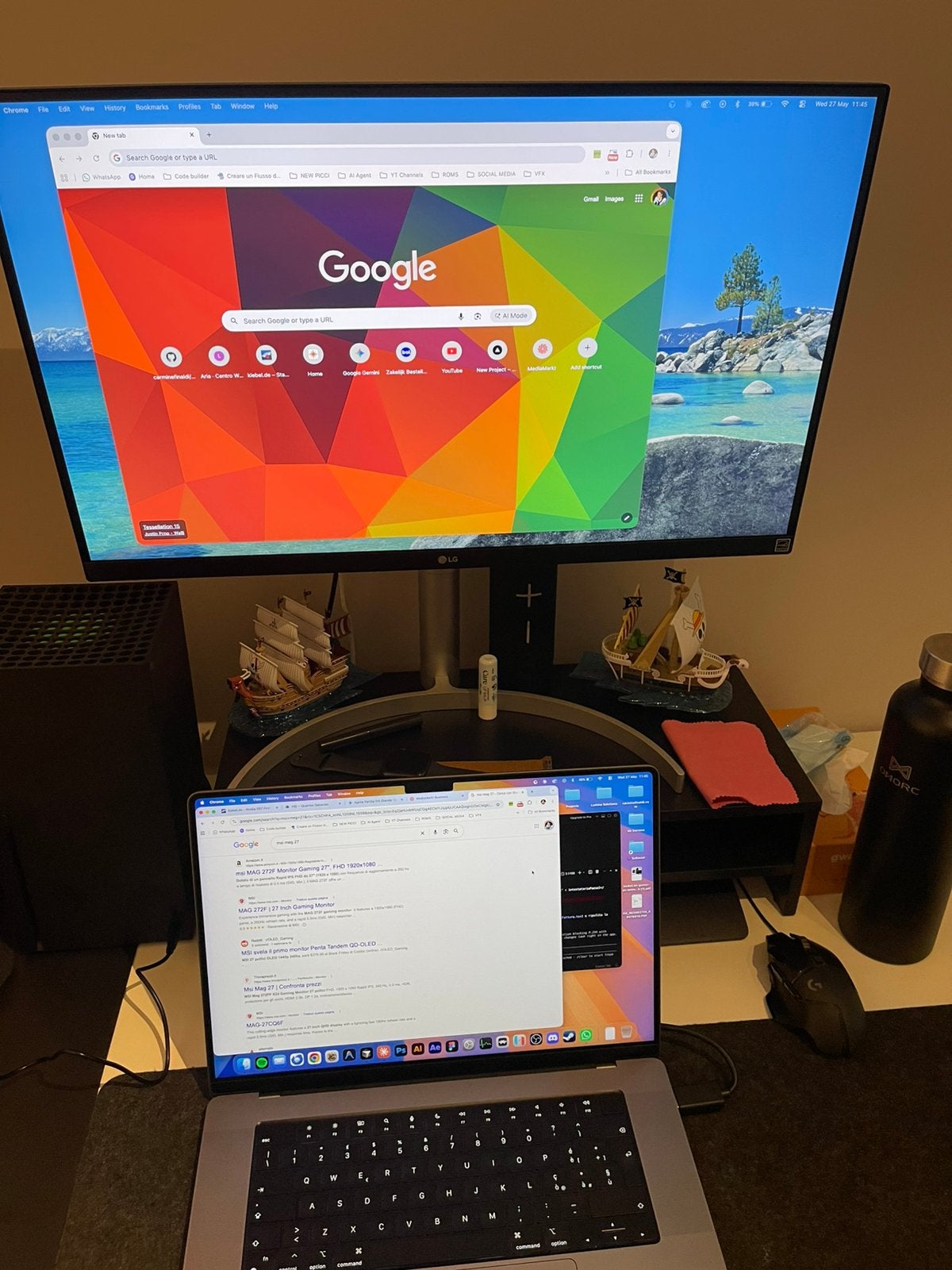 LG 27UK850-W 27" 4K UHD IPS Monitor - USB-C, Ophalen of Verzenden, Zo goed als nieuw