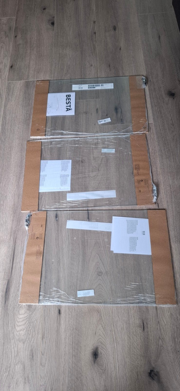 3 Nieuwe IKEA BESTÅ Glasplaten (602.955.32), Ophalen, Nieuw