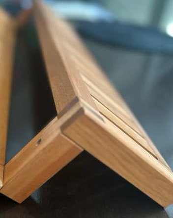 Ikea Molger wandplankje van hout (1), Huis en Inrichting, Ophalen, Gebruikt