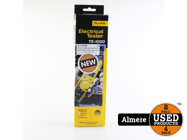 Fluke T5-1000 Spanningstester CAT III 1000 V LCD, Akoestisch, Fluke, Nieuw, https://www.fluke.com/nl-nl/ondersteuning/contact