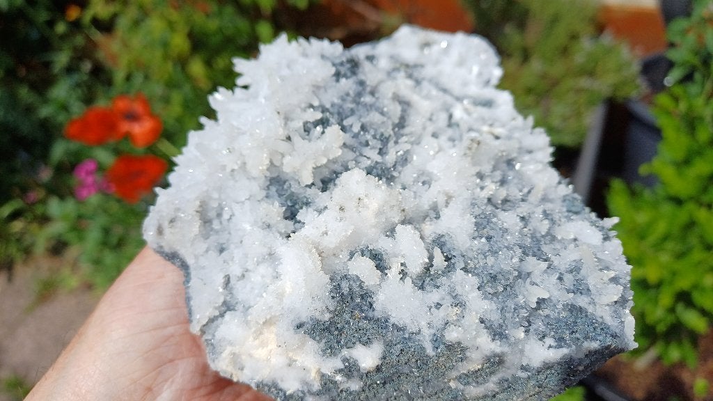 1.2 Kwarts Sfaleriet Chalcopyriet Madan Bulgarije, Ophalen of Verzenden, Mineraal