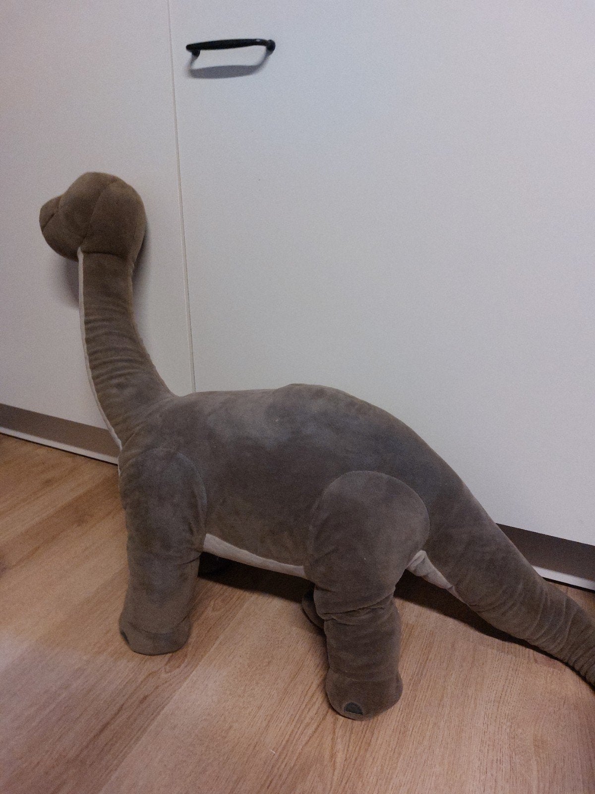 IKEA dinosaurus knuffel grote versie brontosaurus, Ophalen of Verzenden