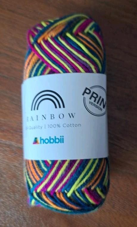 Hobbii Rainbow Print garen - 10 bollen, Ophalen of Verzenden, Nieuw, Breien of Haken, Wol of Garen