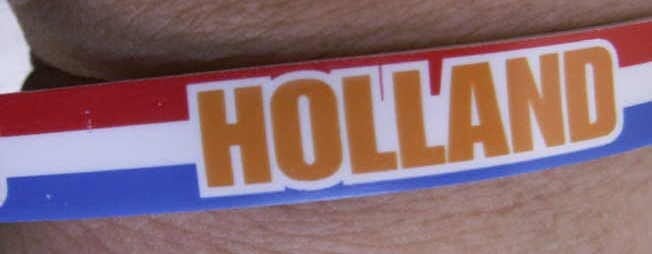 Polsband opdruk Holland NL vlag, Ophalen of Verzenden, Nieuw, Buitenlandse clubs, Overige typen