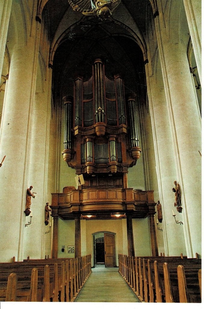 Venray, interieur Petrus Banden Kerk, Ophalen of Verzenden, 1960 tot 1980, Ongelopen, Limburg