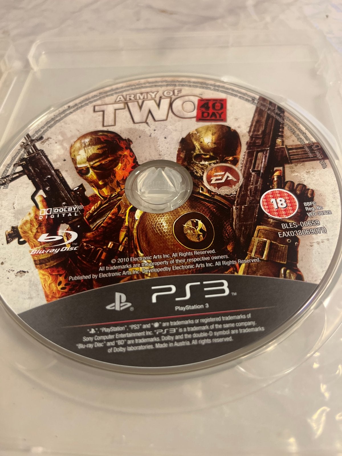 Army of Two: The 40th Day - PS3 Game, Gebruikt, Vanaf 18 jaar, Shooter, 2 spelers