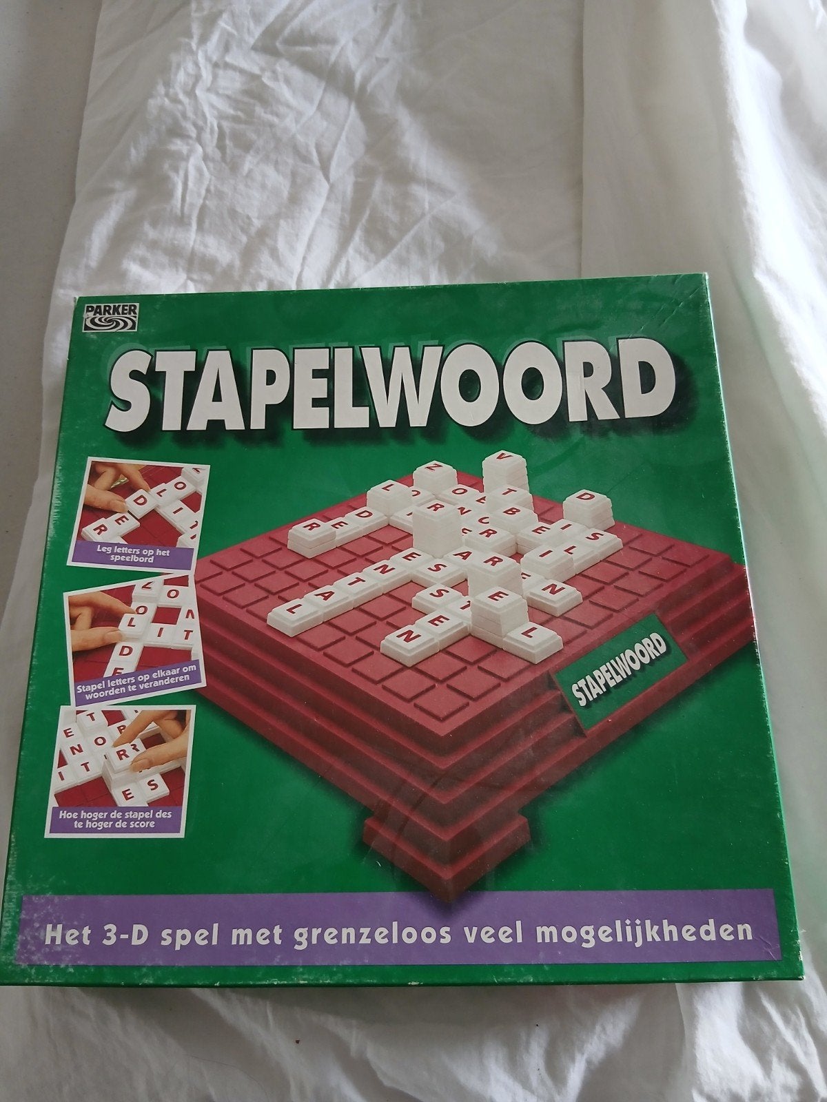 Stapelwoord: Het 3-D spel met grenzeloos veel mogelijkheden, Ophalen of Verzenden, Gebruikt, Parker
