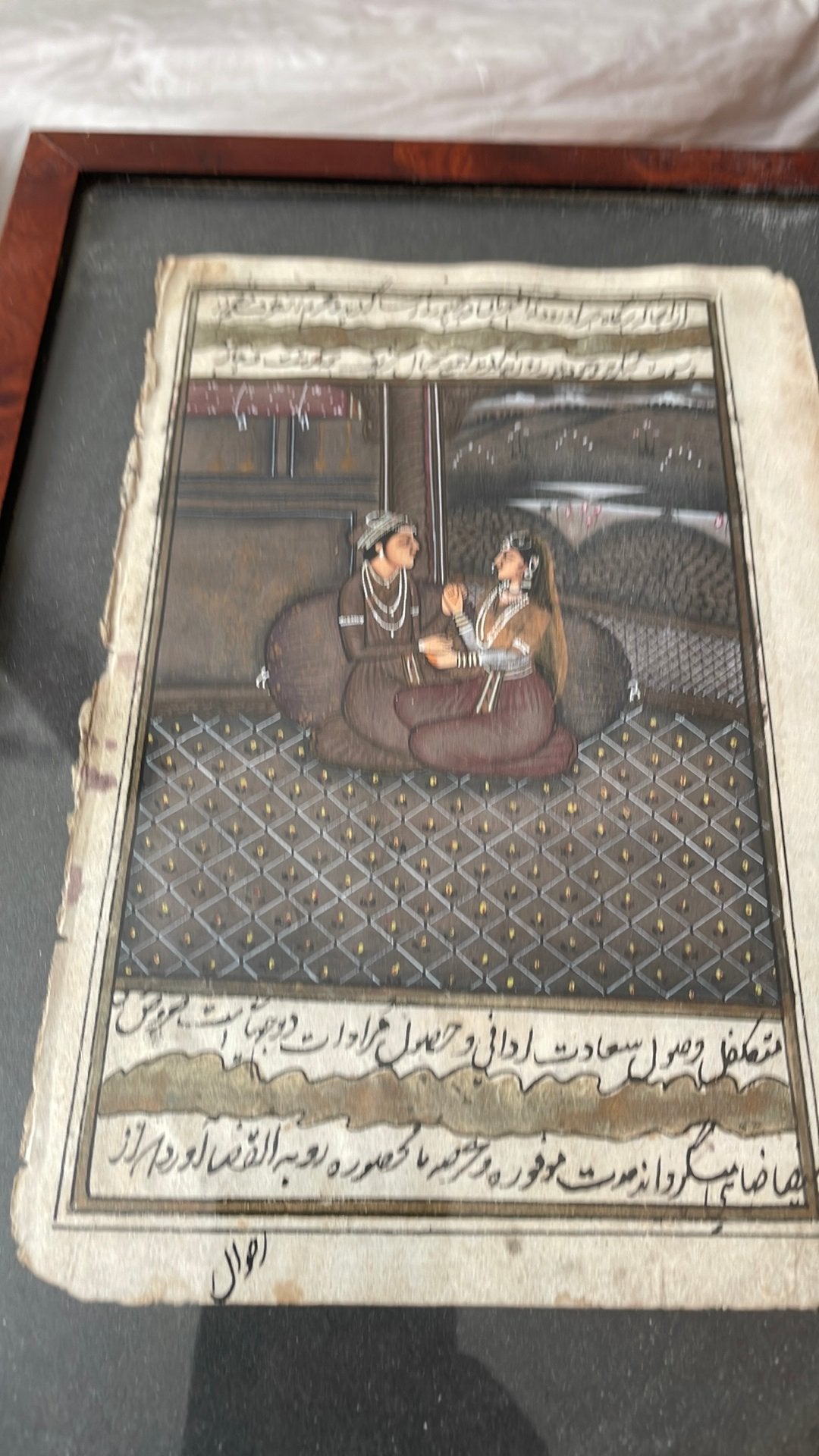 Miniature geschilderd, Antiek en Kunst, Ophalen