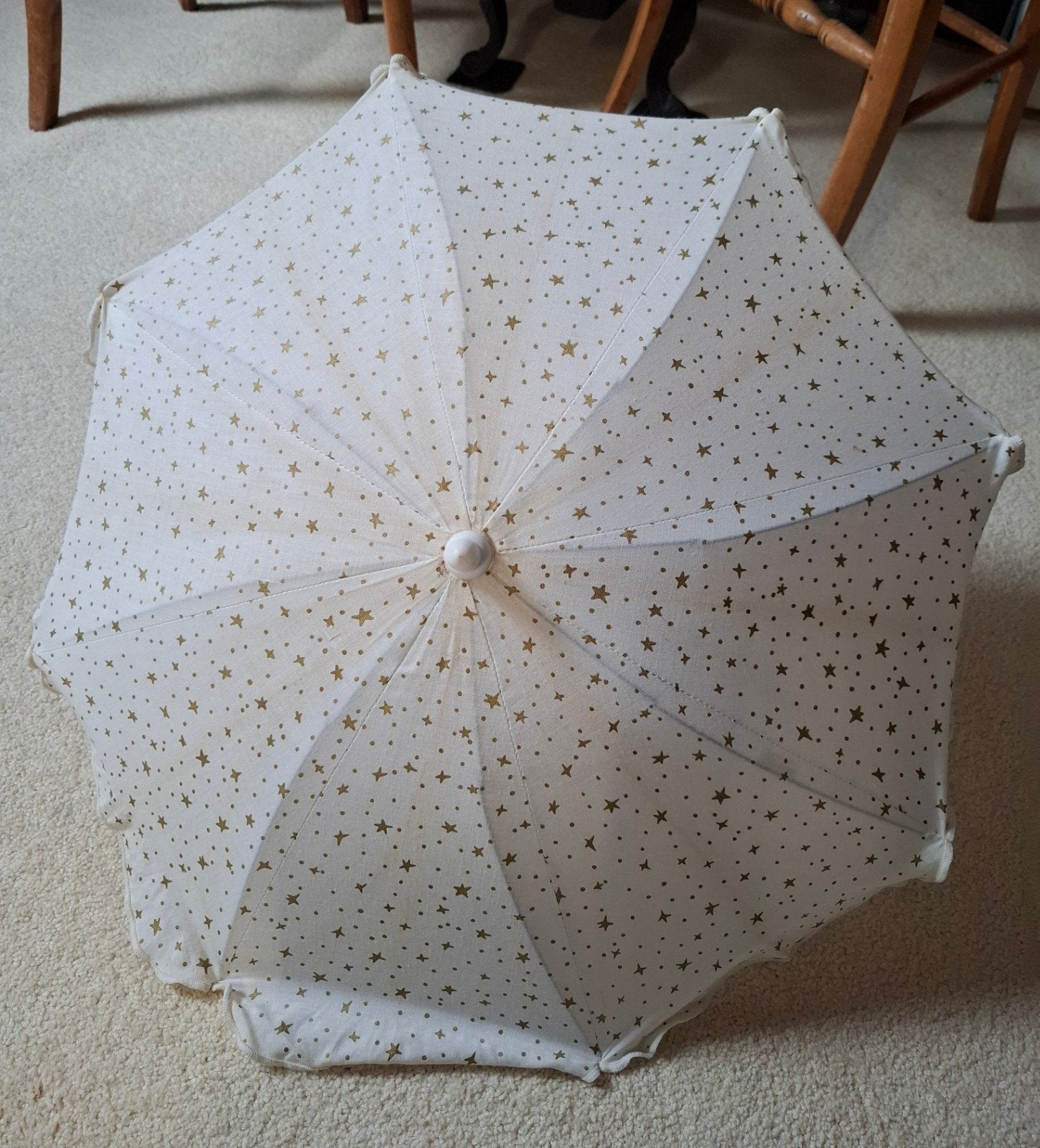Parasol met sterrenprint - Made in Italy, Ophalen, Gebruikt