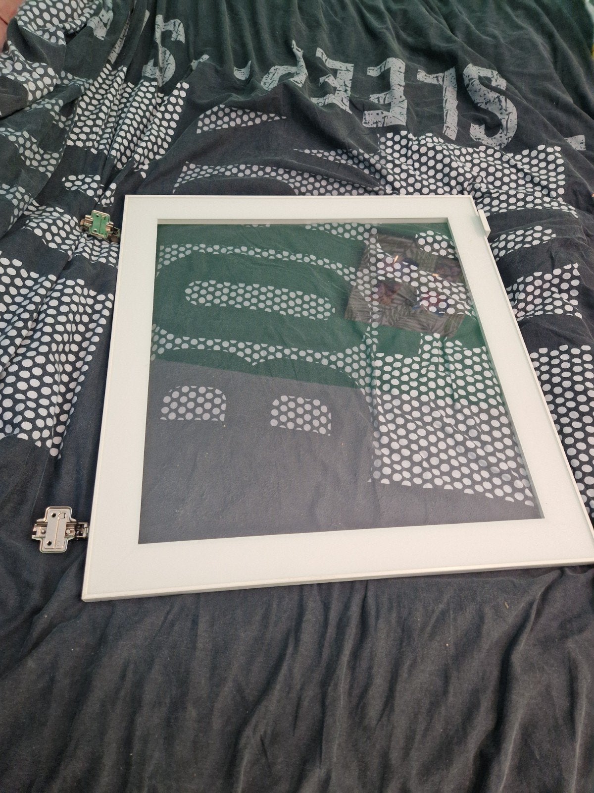IKEA GLASSVIK vitrinedeuren wit (2 stuks), Ophalen, Minder dan 50 cm, Gebruikt, Glas