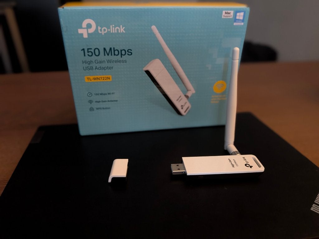 TP-Link TL-WN722N, 150Mbps High Gain Wireless USB Adapter, Computers en Software, Netwerkkaarten, Ophalen of Verzenden, Zo goed als nieuw