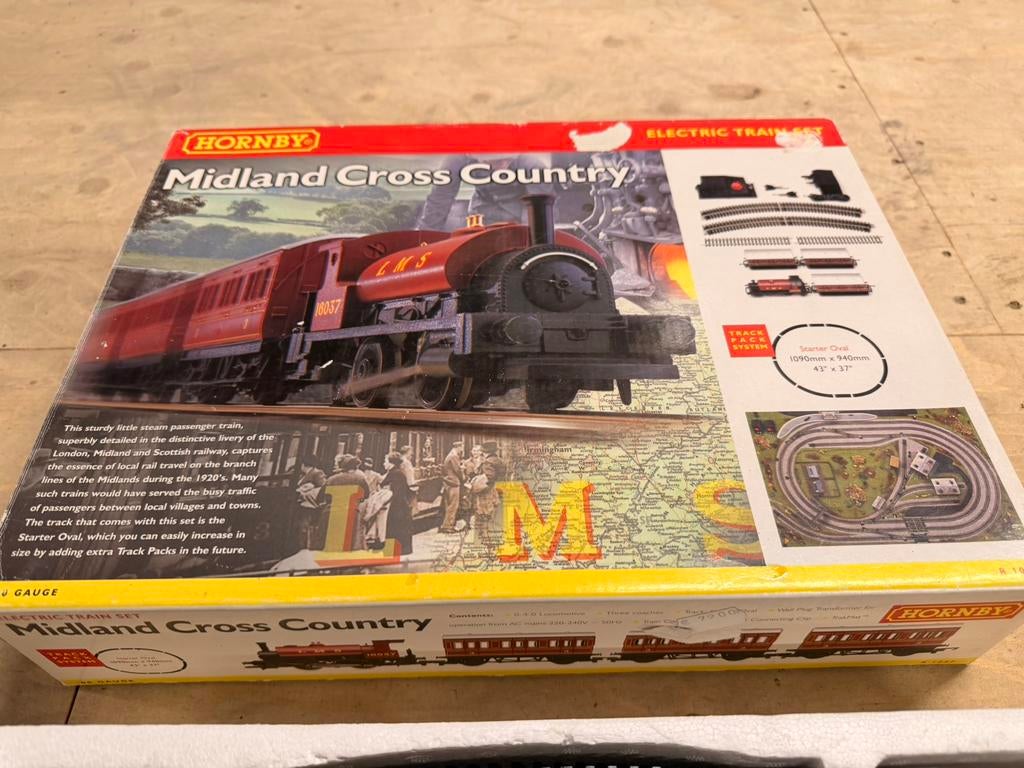 Hornby Midland Cross Country trein set starter set R1027, Overige merken, Gelijkstroom, Ophalen of Verzenden, Analoog