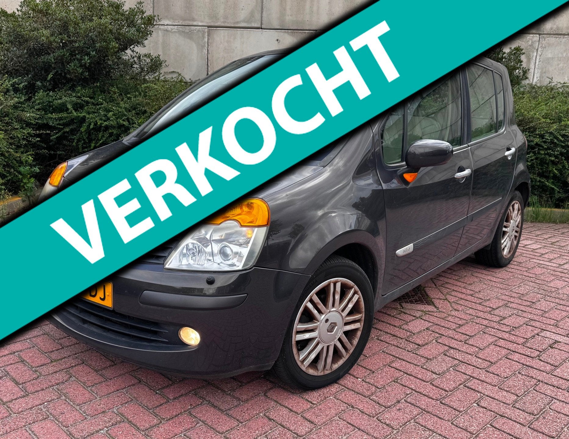 Renault Modus 1.6-16V Initiale/ Inruilauto ontvangen/ Rijdt, Auto's, Voorwielaandrijving, 15 km/l, Beige, 4 cilinders