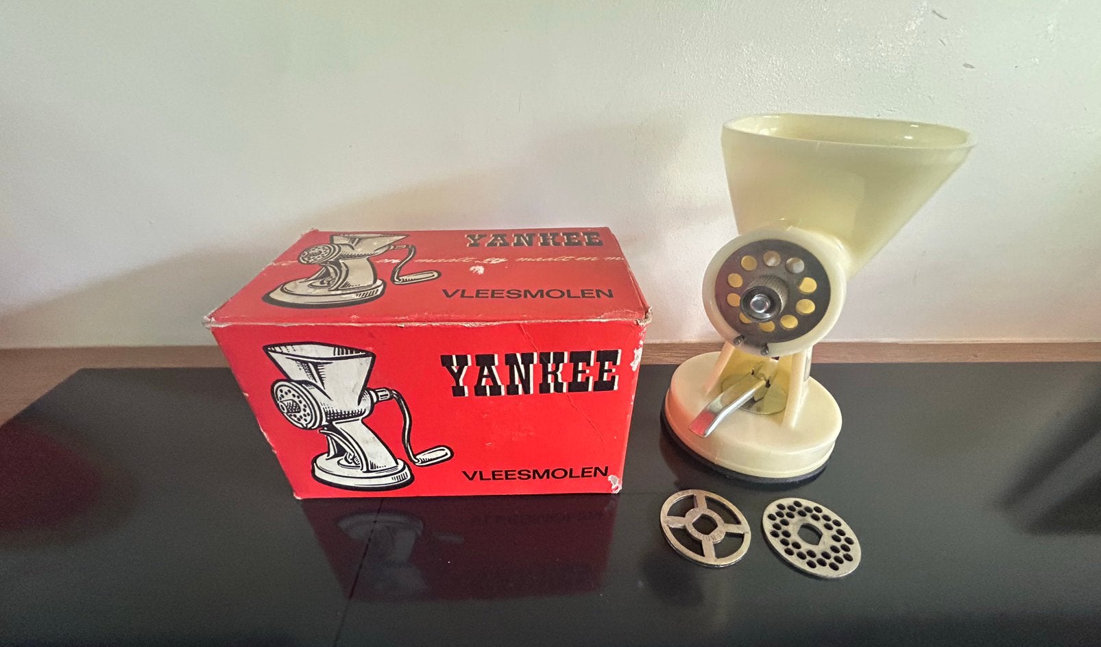 Vintage vleesmolen Yankee, Ophalen of Verzenden