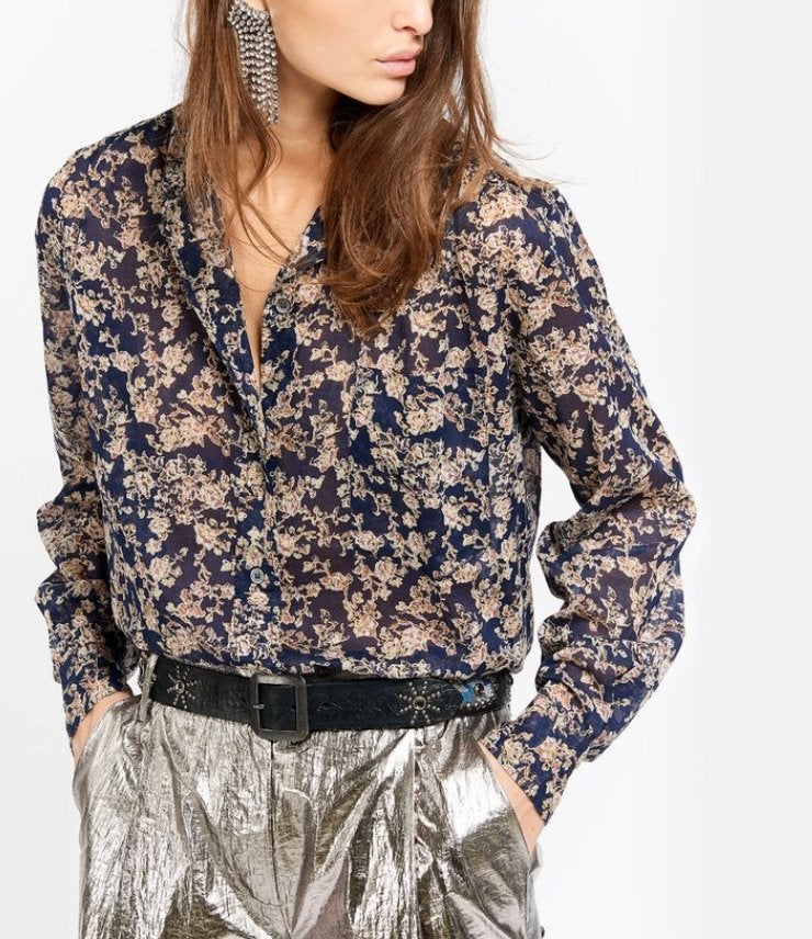Isabel Marant Etoile leuke zomer blouse mt 38+ katoen ZGAN, Maat 38/40 (M), Overige kleuren, Verzenden, Zo goed als nieuw