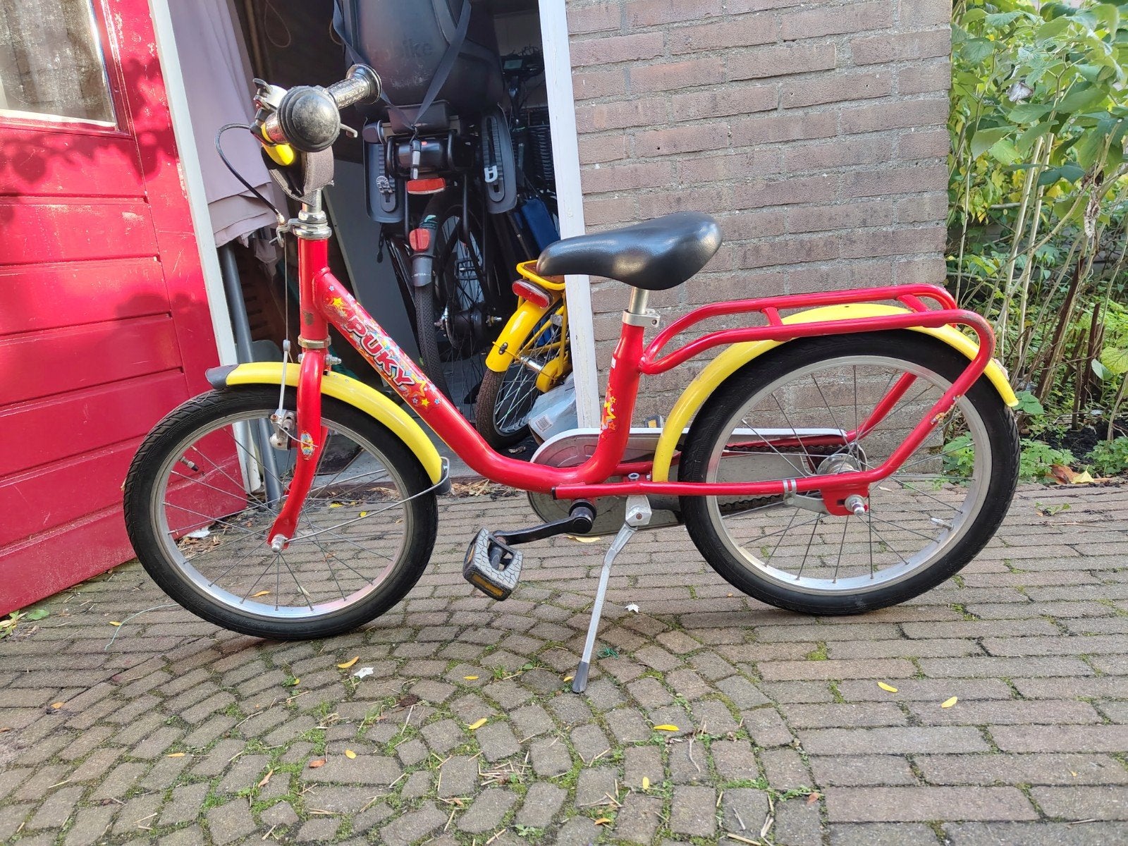 Vrolijke Puky kinderfiets 18 inch, Ophalen, Gebruikt, 16 tot 20 inch, Puky