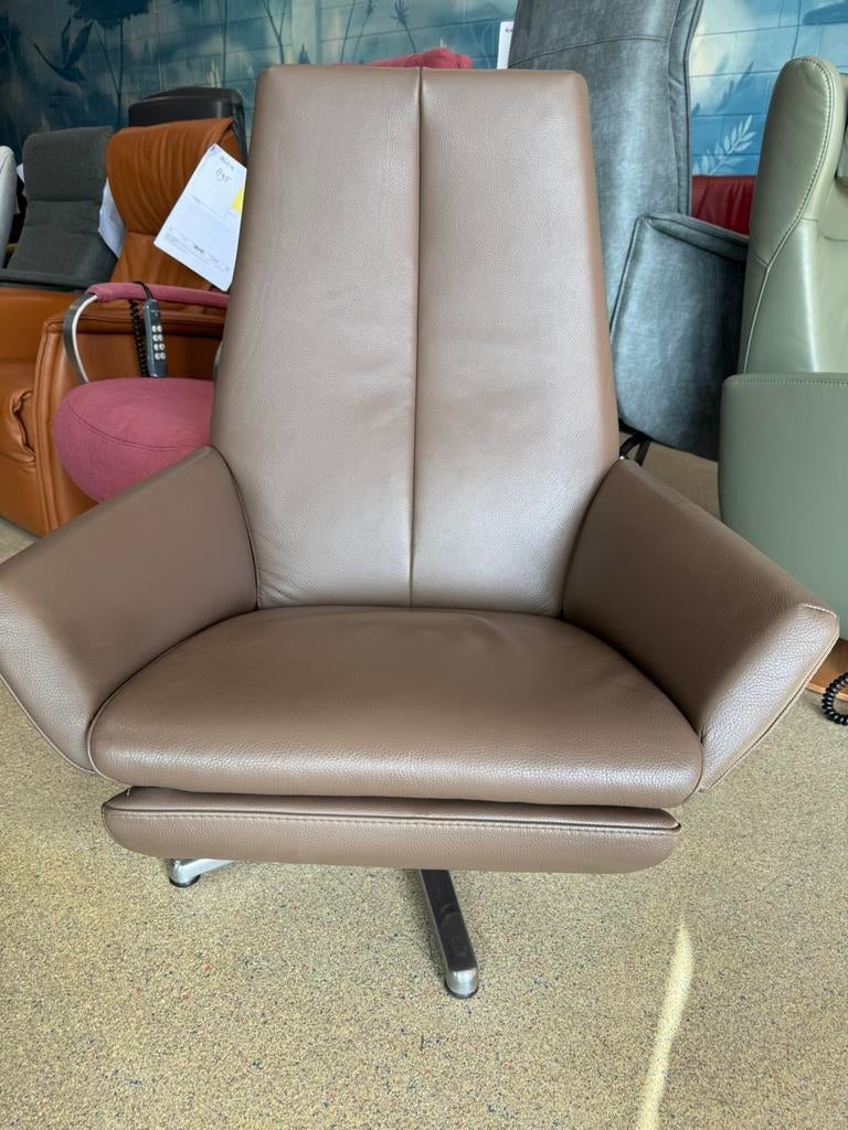 Gealux Nova relax fauteuil, Ophalen of Verzenden, Zo goed als nieuw, Leer, Ruim 100 kort gebruikte modellen
