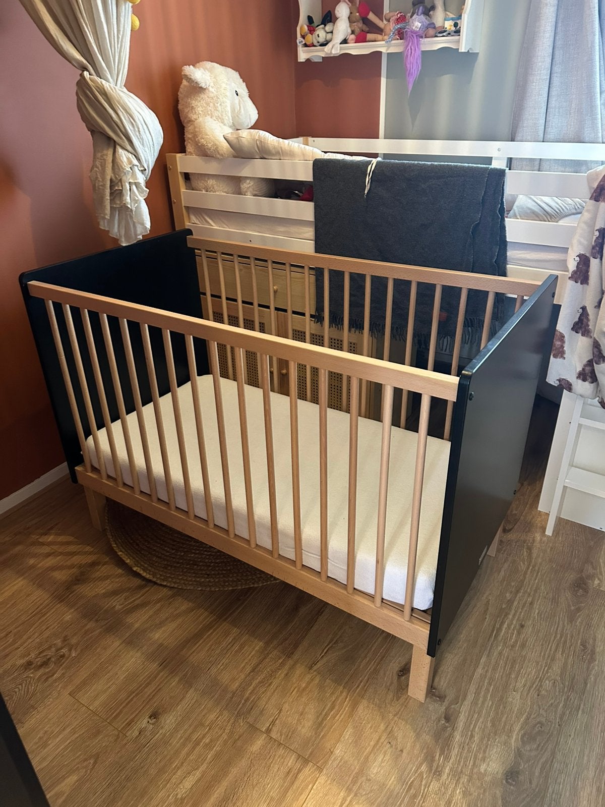 COMPLEET: Bopita Floris Babykamer | Ledikant & Commode, Ophalen, Gebruikt, Ledikant