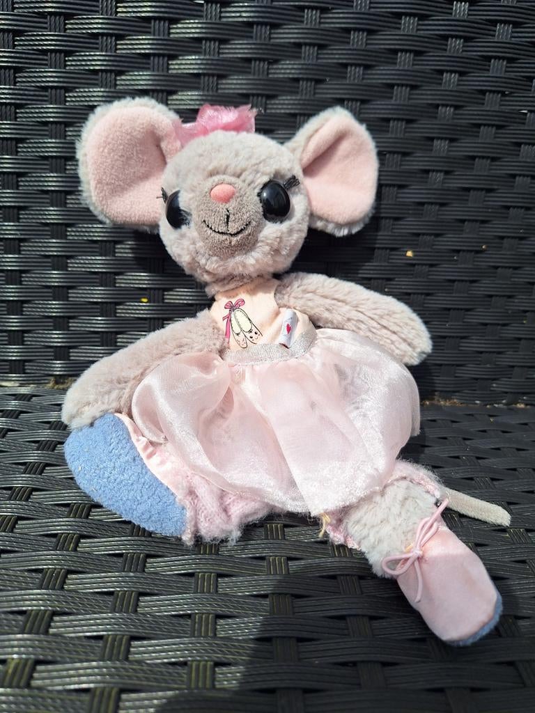 Muizen ballerina knuffel, Kinderen en Baby's, Speelgoed | Knuffels en Pluche, Verzenden